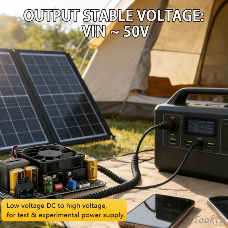 [Tookcg] Boost Converter Module Audio Upgrade 500W สําหรับรถบรรทุกยานพาหนะไฟฟ้าทางทะเล