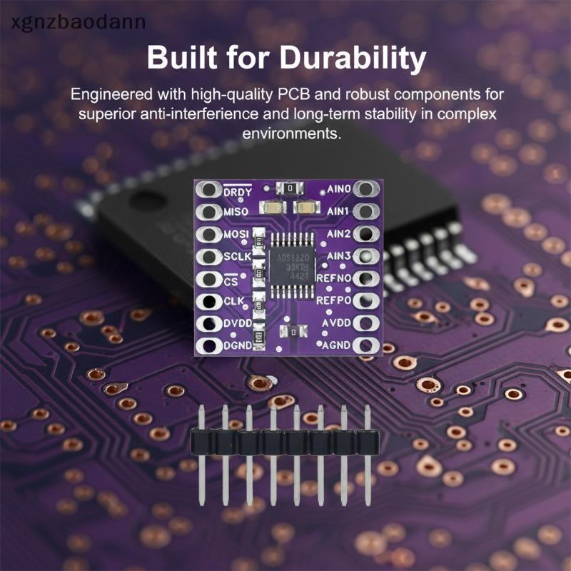 [XGN] ADS1120 ADS1220 โมดูล ADC 16Bit 24Bitpact ขนาดเชิงเส้นสูงสําหรับการวัดเซ็นเซอร์ในโครงการหุ่นยน