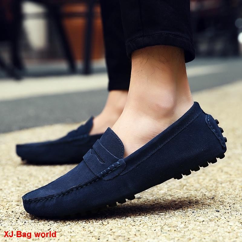 SE8 Penny Loafers 8 สีหนังนิ่มหนังผู้ชายรองเท้าขับรถ 38-43 ผู้ชาย Moccasin รองเท้า Slip บนรองเท้าผู้