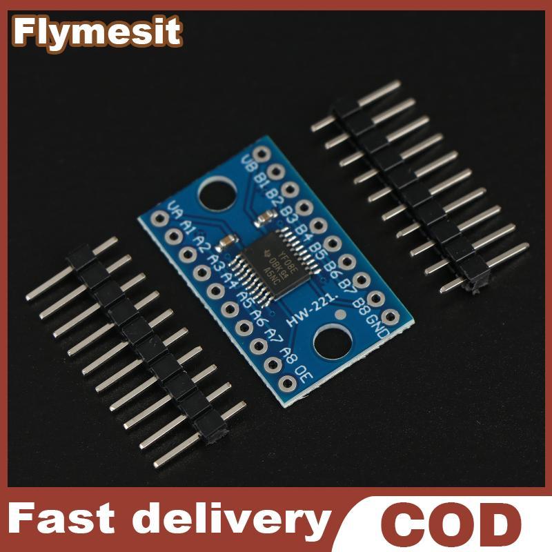 Flymesit 8 Channel Logic Level Converter Module Bi Directional Signal Level Shifter สําหรับ Microcon