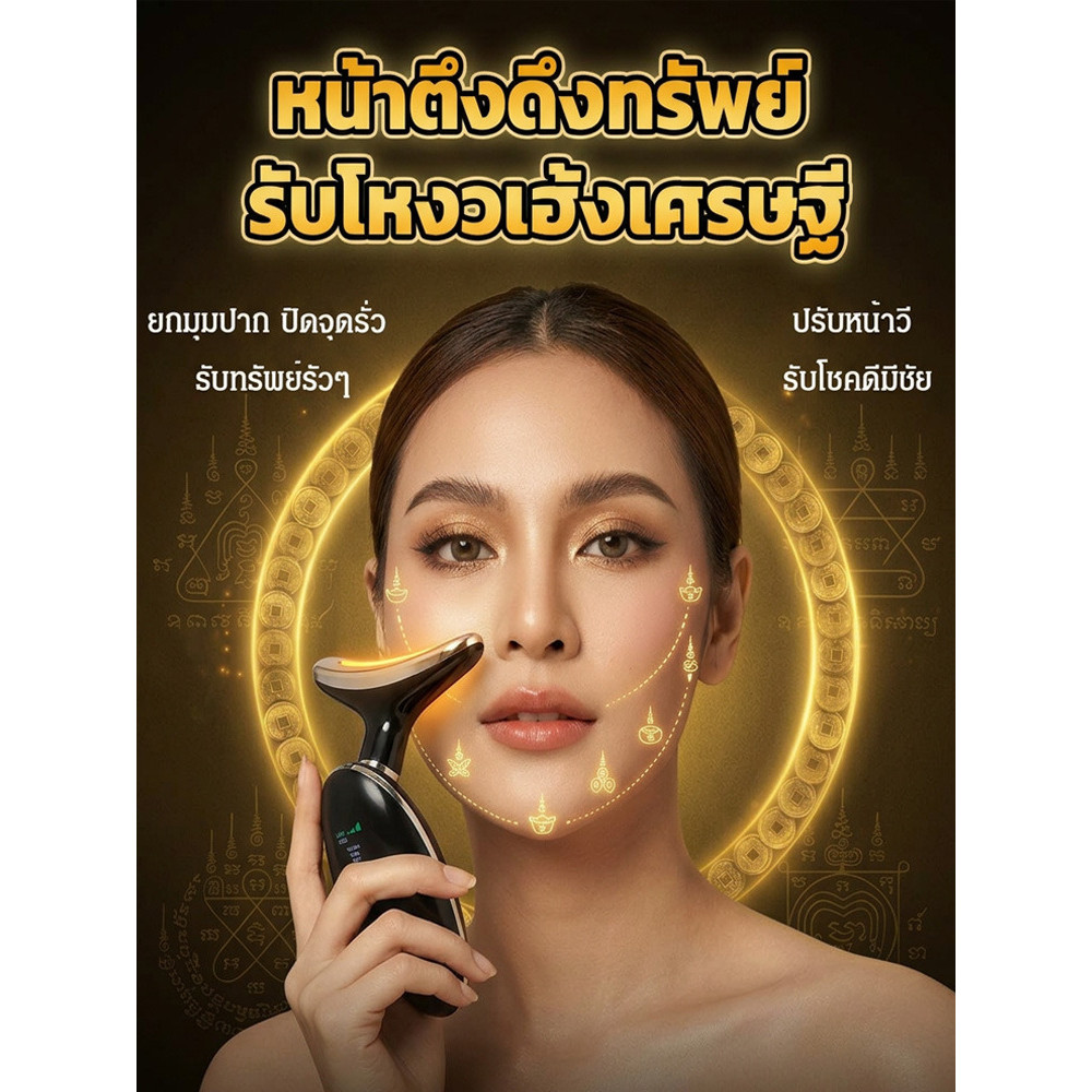 【ยกกระชับ ลดริ้วรอย หน้าเรียว】 เครื่องนวดหน้า Parin ลดริ้วรอย หน้าเด้ง เครื่องนวดหน้า/ลดริ้วรอย/ยกกร