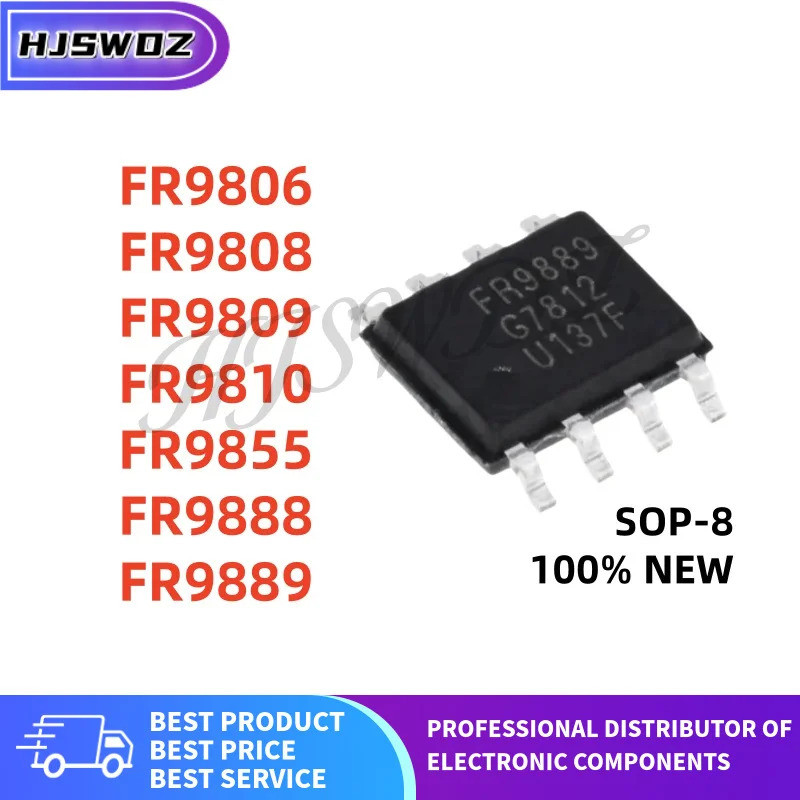 10 ชิ้น/ล็อตใหม่ FR9808 FR9806 FR9809 FR9889 FR9855 FR9888 FR9810 SOP-8 SMD IC mos ในสต็อกชิป DZ8T