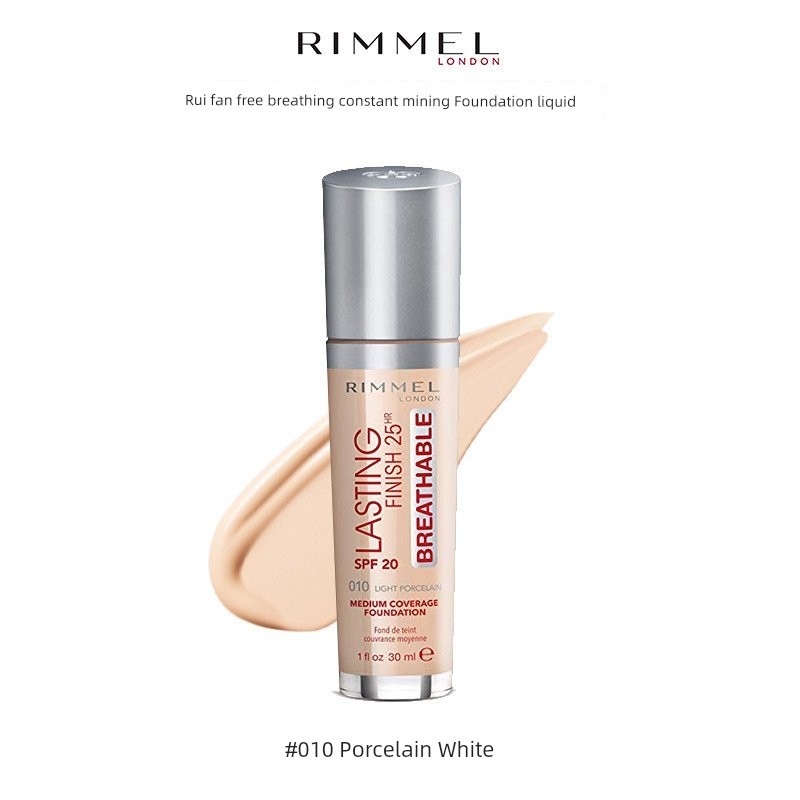 foundation รองพื้น cushion Rimmel Rimmel ฤดูร้อน Breathable ไม่เหนียวเหนอะหนะคงที่ Cai Liquid Founda
