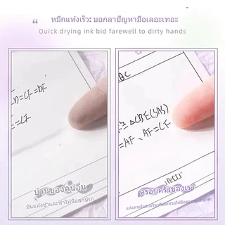 【Bubble Store】ปากกาเจลแบบกด ด้ามจับนุ่ม สุดน่ารัก 5แท้/ชุด หัวST 0.5มม. เขียนลื่น หมึกแห้งเร็ว ไม่เหนื่อยมือ สำหรับนักเร