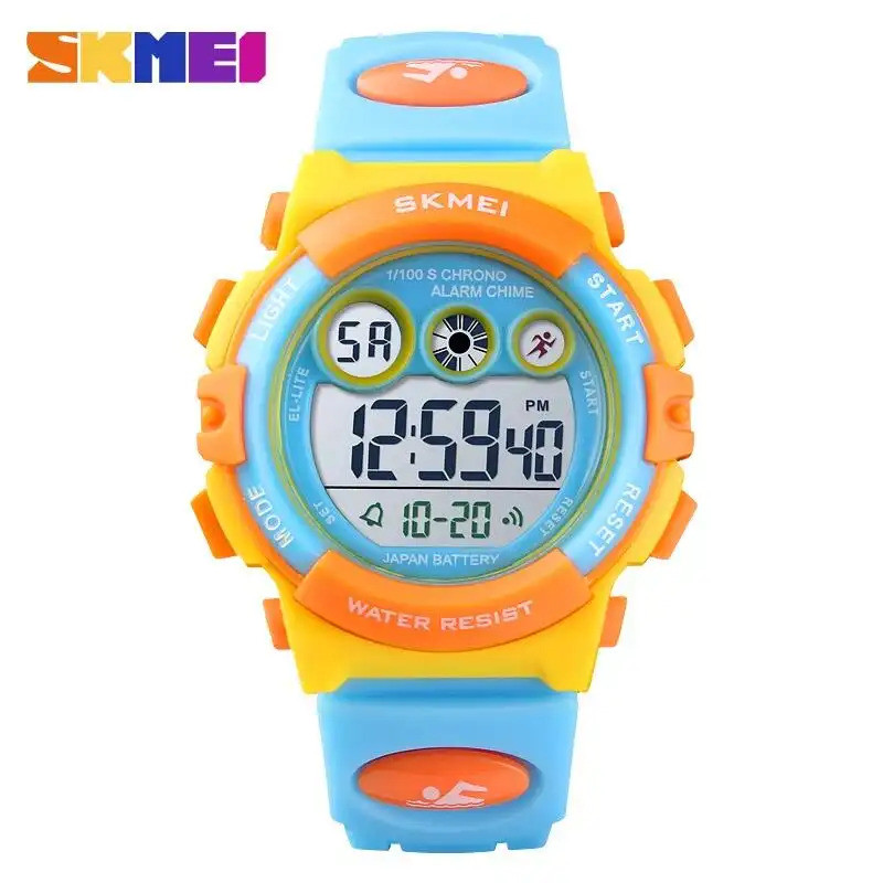 นาฬิกาข้อมือสปอร์ต.SKMEI แบบดิจิตอล LED กันน้ำ สำหรับเด็ก