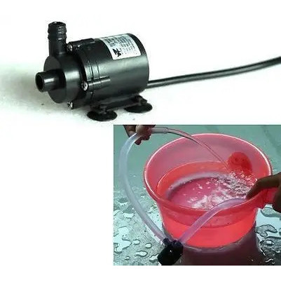 DC 6V-12V Mini Micro Brushless Submersible Motor ปั๊มน้ํา 200L/H 1.8M