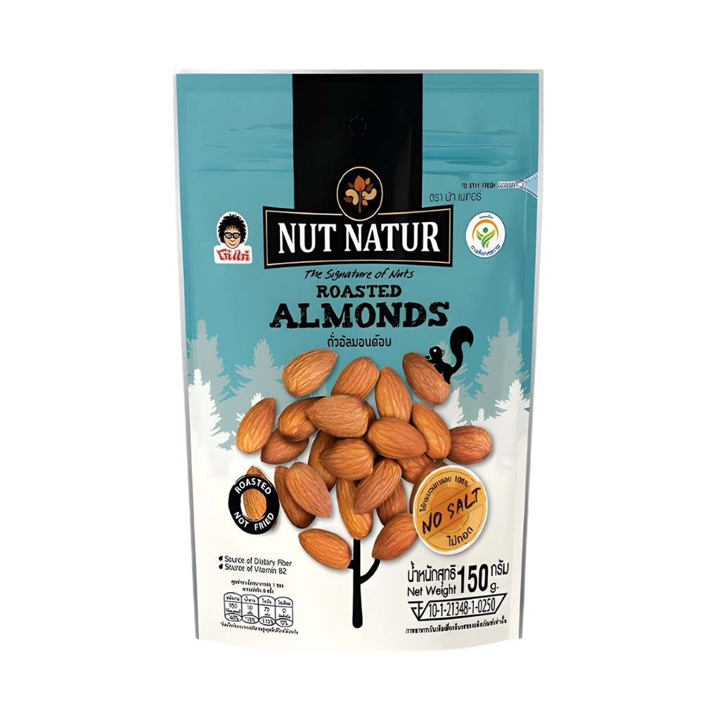 นัทเนเทอร์ อัลมอนด์อบ (Nut Natur Almonds 150g.)
