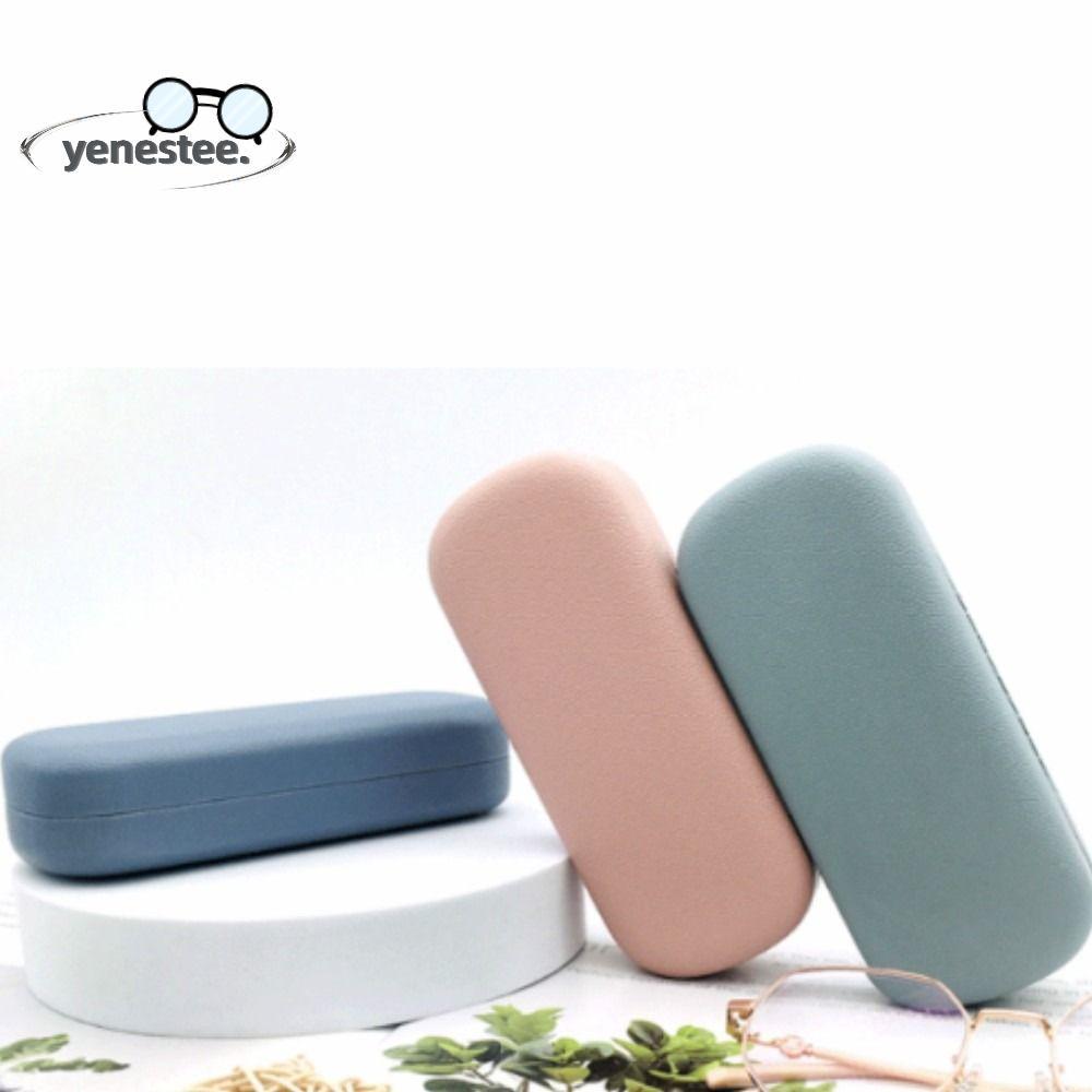 YENESTEE Glasses Men Retro Portable Glasses Box