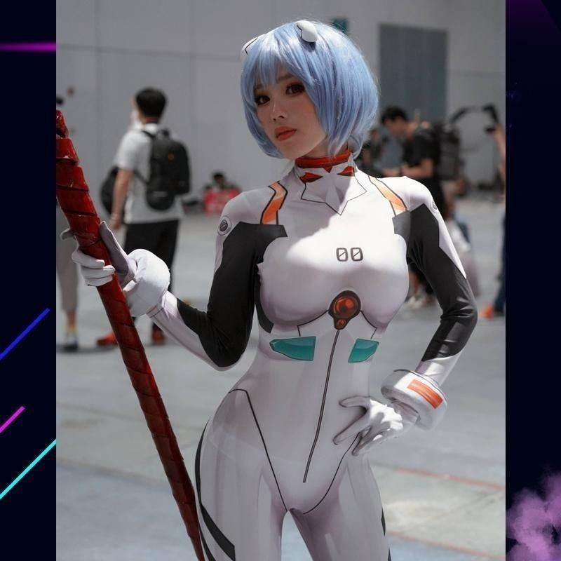 Ayanami Rei Asuka Langley Soryu คอสเพลย์ F4Z4
