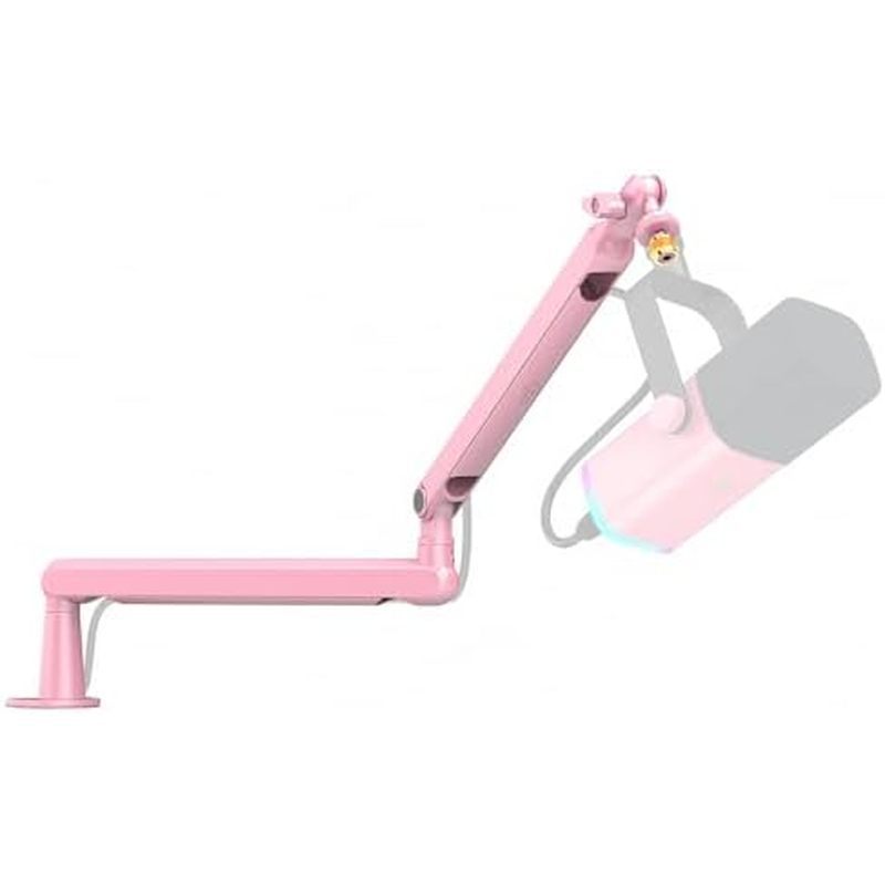 ขาตั้งไมโครโฟน Low Profile PodCast Mic Boom Armwith โต๊ะ Mount Management สายช่องโลหะ Boom Arm Recor