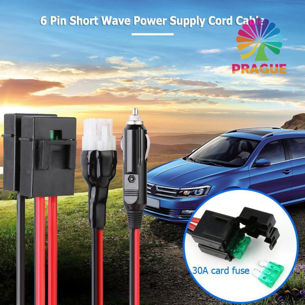 1.5m 30A 6 Pin Short Wave สายชาร์จสําหรับ ICOM IC-725A 706 7400