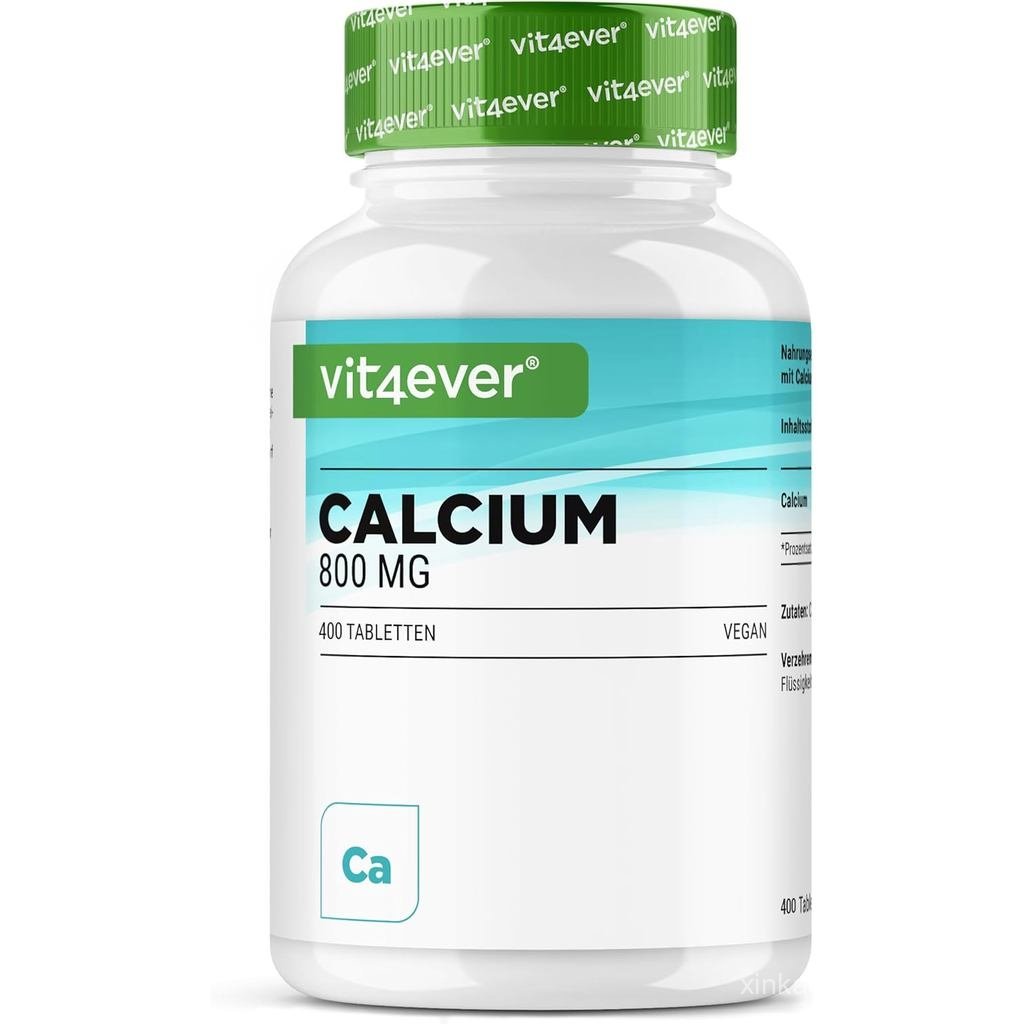 Vit4ever แคลเซียม 400 เม็ดพร้อมแคลเซียม 800 มก. จากแคลเซียมคาร์บอเนตต่อการเสิร์ฟทุกวันสําหรับ 6.6 เด