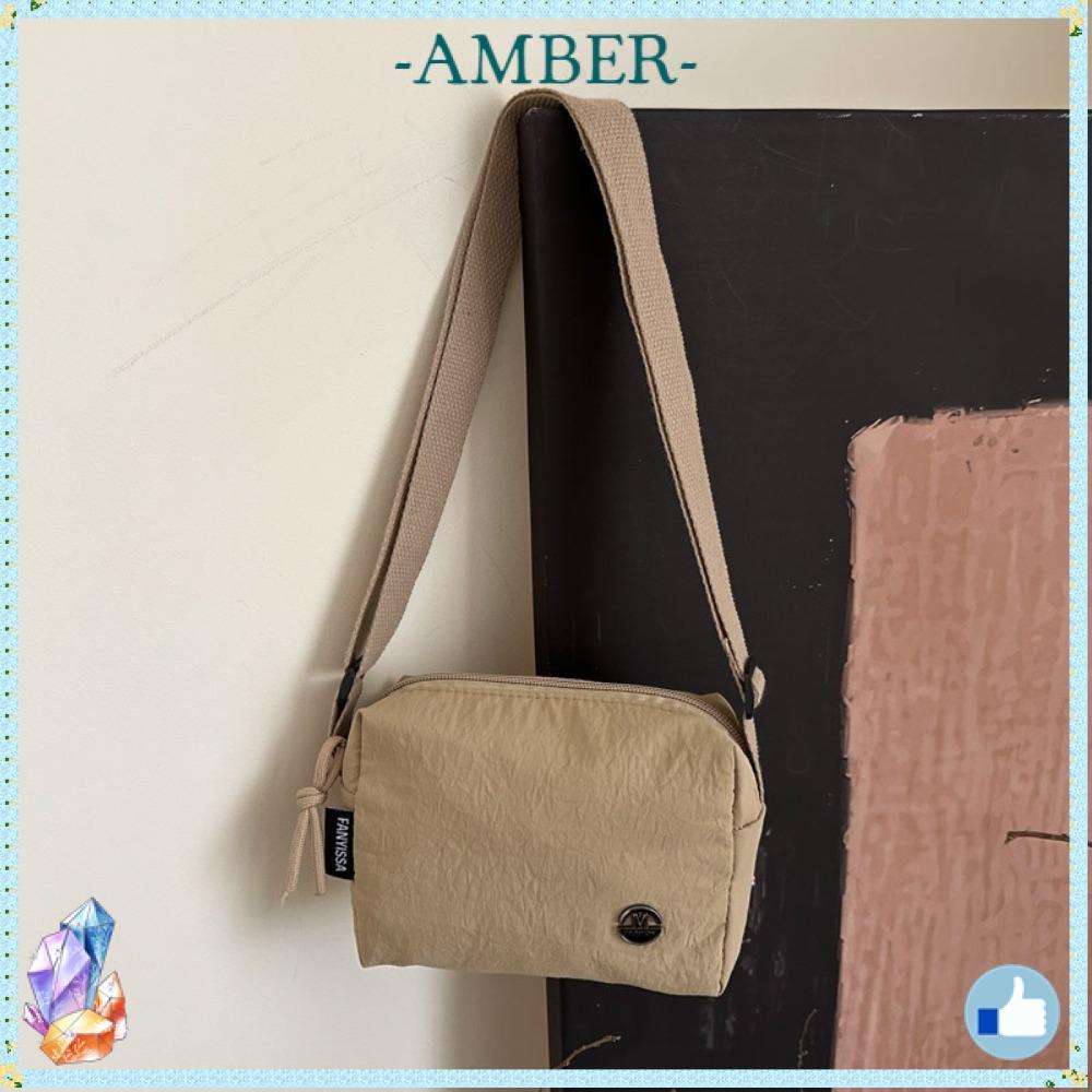 AMBER กระเป๋าメッセンジャー ความจุขนาดใหญ่น้ำหนักเบาท์ซิปดีไซน์สายยาว – โปรปัง