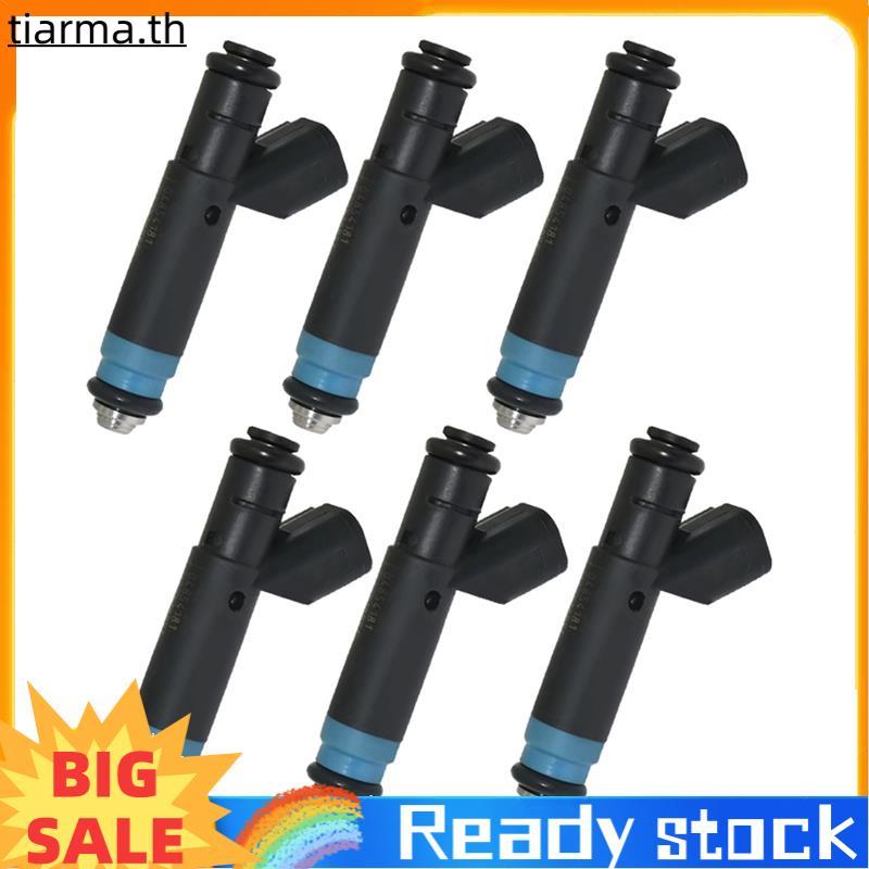 TIARMA 6 ชิ้น 04854181 ร.ล854181  หัวฉีดสําหรับ 1999-2004 (XJ) Grand () TJ I6 Fix P0300 FJ454