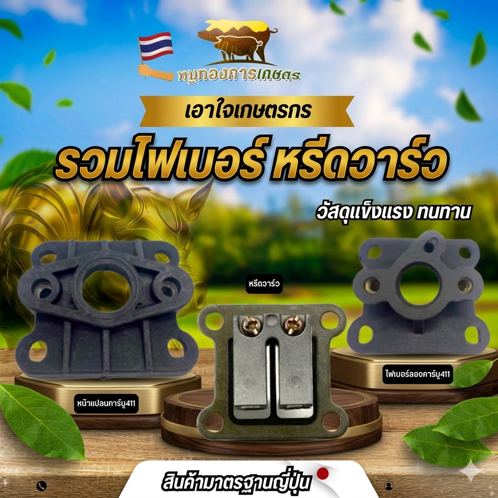 หรีดวาล์ว ไฟเบอร์ลองคาร์บู หน้าแปลน ข้อต่อคาร์บูอะไหล่พร้อมใช้งาน สินค้าได้มาตรฐาน วัสดุแข็งแรงทนทาน