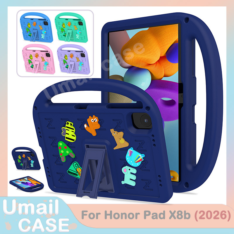เด็กปลอดภัยกันกระแทกสําหรับ Honor Pad X8b 2026 11 นิ้ว Honor Pad X8a Eva Handle ฝาครอบแท็บเล็ต