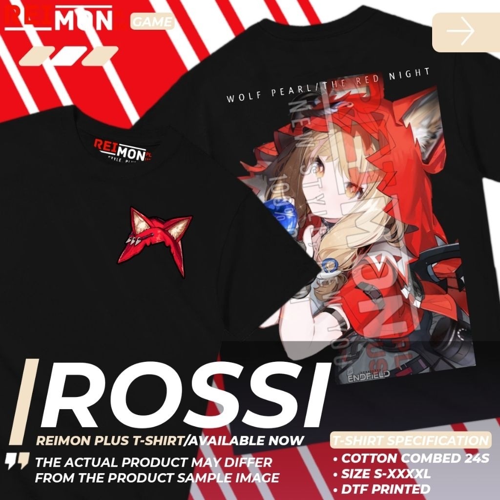 เสื้อยืด Rossi Arknights: Endfield - เสื้อยืดเกม