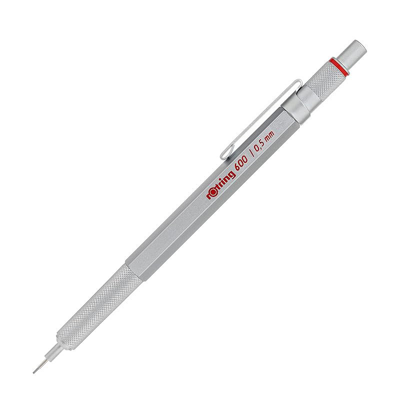 Rotring mechanical pencil Rotring 600 0.5mm silver [Japanese genuine product]. 

Summary: Rotring 60