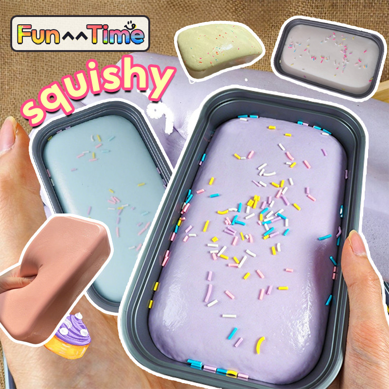 COD squishy ไอติมมูส ของเล่นบีบอัด คืนตัวช้า กล่องเค้ก ของเล่นระบายอารมณ์