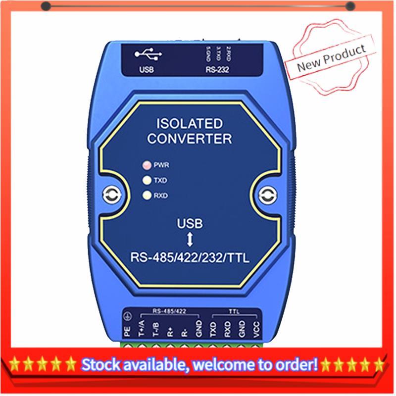Type-C USB ถึง RS485 RS422 RS232 TTL ตัวแปลงอุตสาหกรรม CDSENET E810-U15C CH340 3.5V/5Vแยกสัญญาณไฟ
