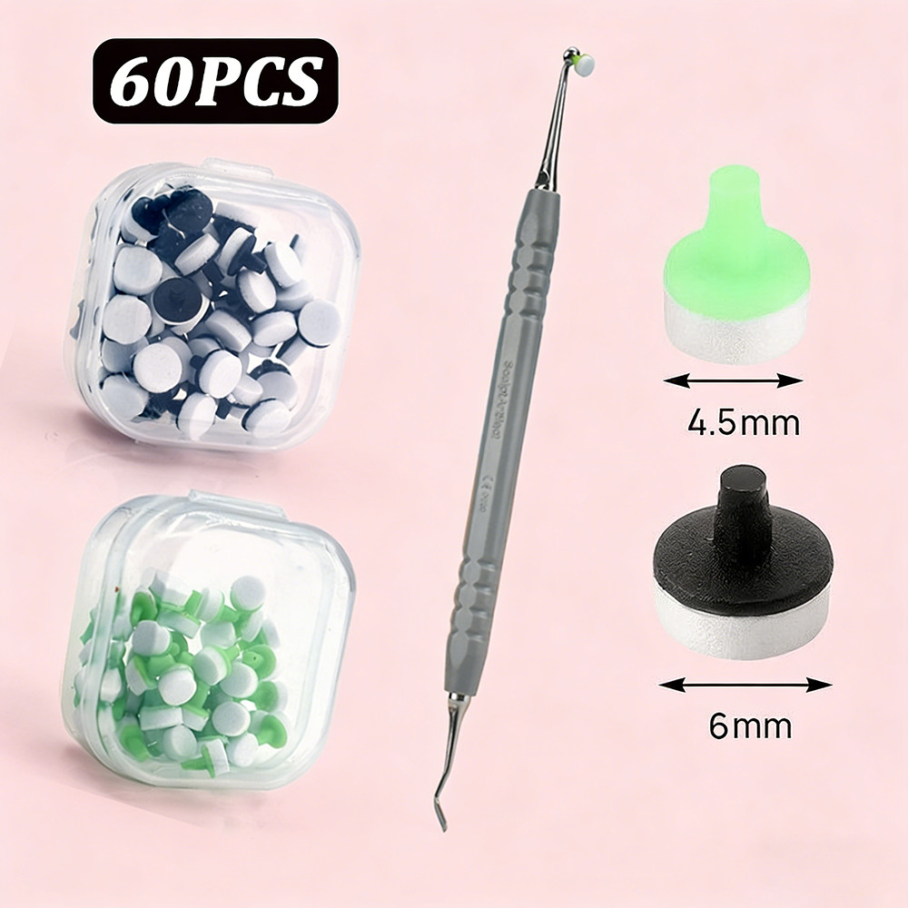Dental Resin Filling Spatula Dental Molding Foam Pad Composite Resin Tool Foam Modeling Teeth Whiten
