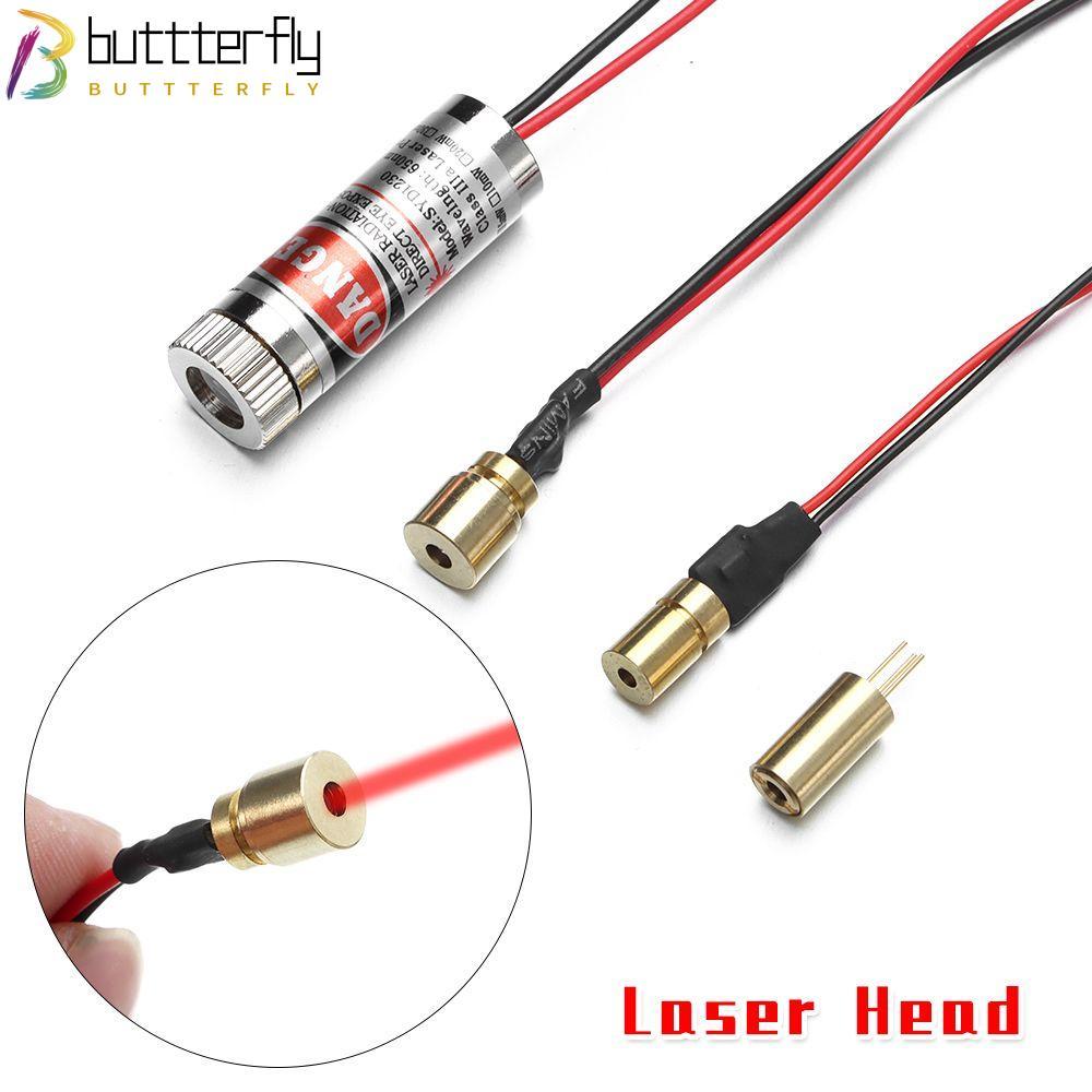 BUTTTERFLY Point/Line Laser Adjustable Laser Diode Head Industrial Class Module Head Laser