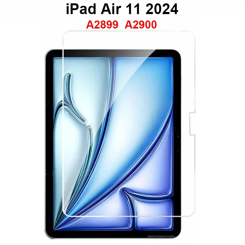 ฟิล์มกันรอยหน้าจอสําหรับ [ iPad Air 11 นิ้ว 2024 iPad Air M3 11 นิ้ว ] ฟิล์มกระจกนิรภัยกันรอยหน้าจอแ