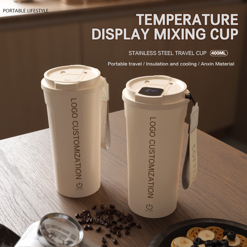 ถ้วยกาแฟกวนอัตโนมัติแบบแม่เหล็กแบบชาร์จไฟได้สําหรับนมผงและผงโปรตีน, ถ้วยกวนอัตโนมัติสแตนเลสไฟฟ้า