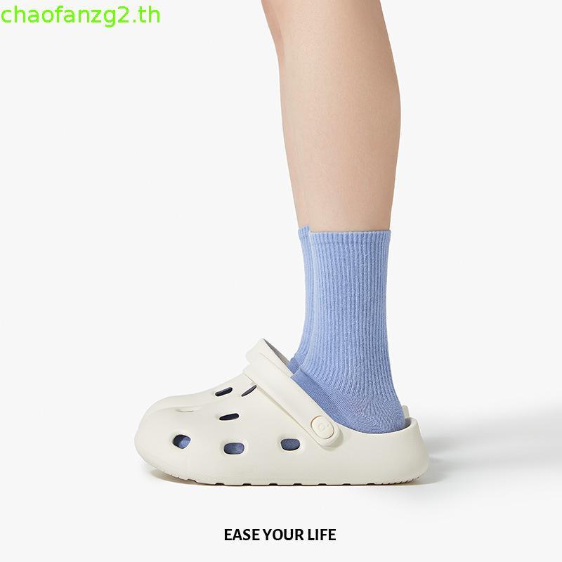 PUXI BEAN รองเท้าแตะ กันลื่น นิ่มสบาย แฟชั่น EVA รองเท้าแตะลำลอง PS17510