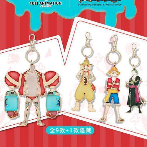 52TOYS พวงกุญแจสไตล์แก้วสี One Piece-งานฝีมือใหม่เอี่ยม