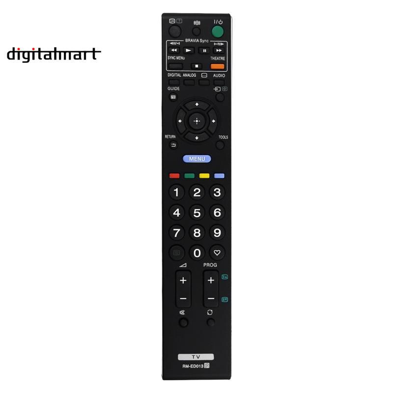 RM-ED013 รีโมทคอนโทรลรีโมทคอนโทรลสีดํารีโมทคอนโทรลพลาสติกเปลี่ยน LED LCD TV RM-EA006 RM-YD021 RM-EA0