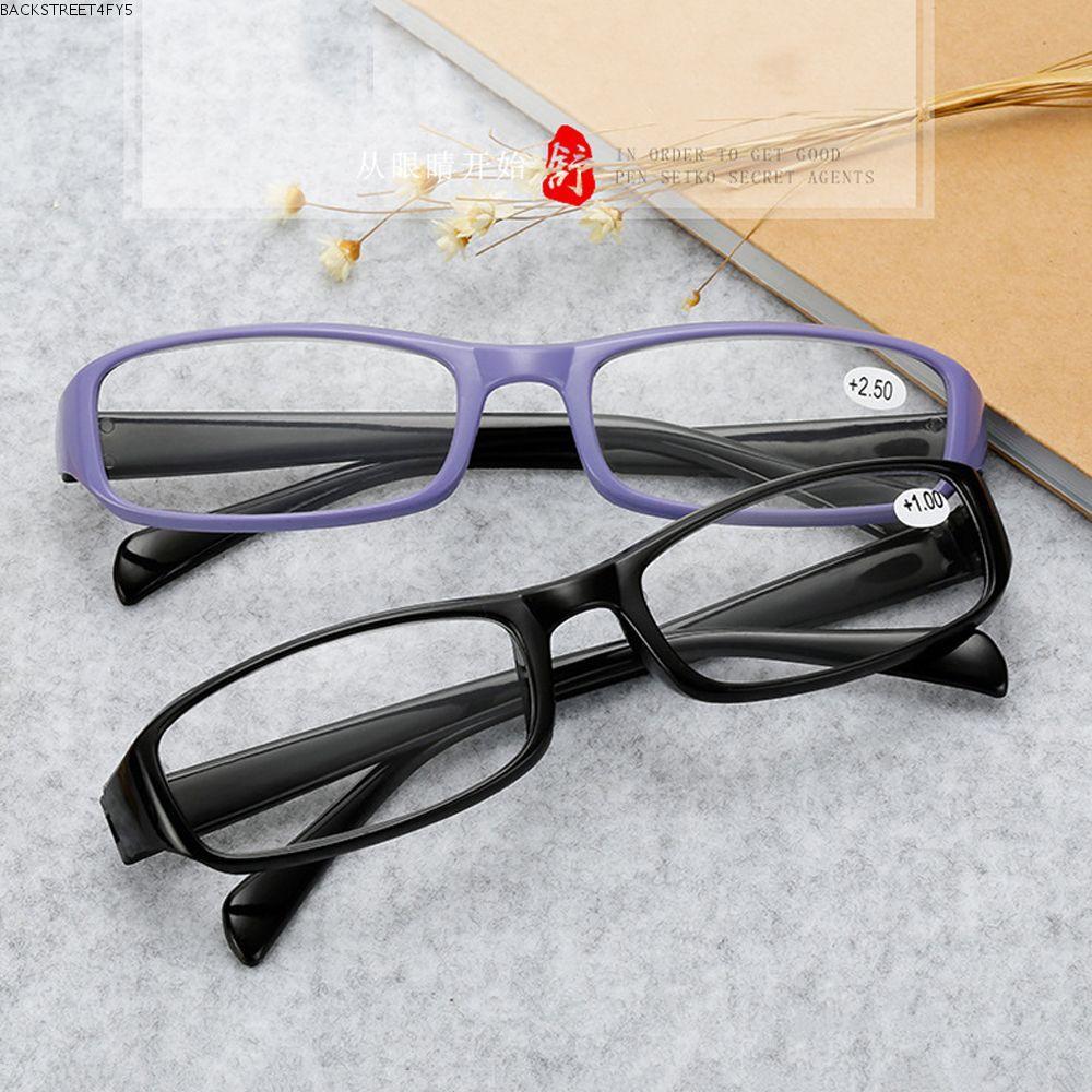 BACKSTAGERET4FC3 แว่นตาสายตายาวตามอายุผู้หญิงผู้ชาย +1.00~+4.0 Diopter Lightweight Vision Care
