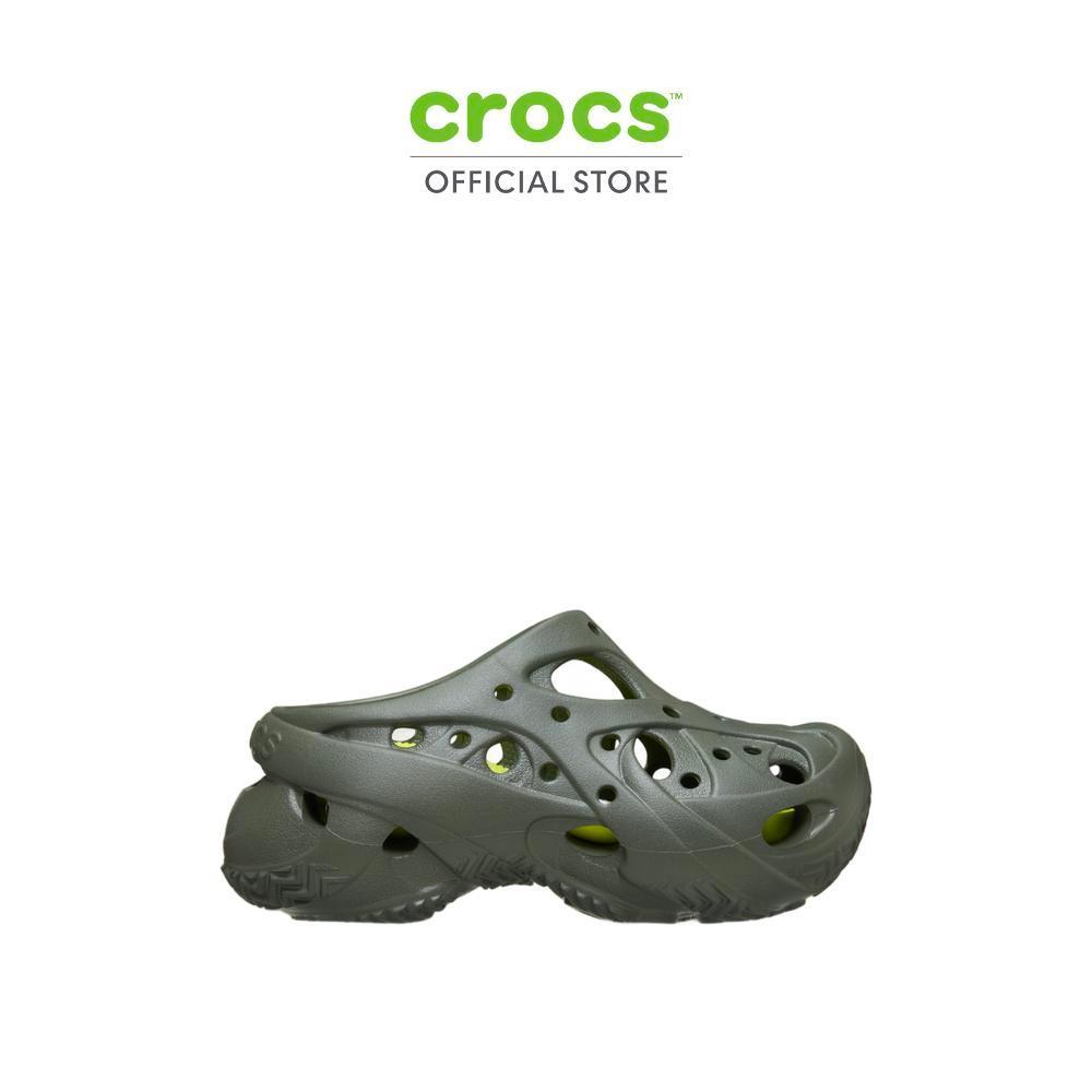 CROCS รองเท้าลำลองผู้หญิง CAGED CLOG รุ่น 211141-3J5 - DUSTY OLIVE