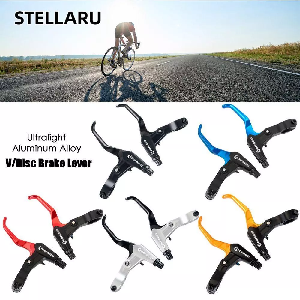 STELLARU จักรยานเบรค Levers 5 สีชุดดิสก์เบรก Ultralight MTB จักรยานเสือภูเขา