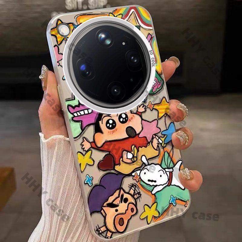 เคส OPPO Find X9 Ultra เคส Graffiti Shin-chan กันกระแทก, ปุ่มไฟฟ้าดีลักซ์, เปลือกแข็ง, เคส HHY ทุกเพศ