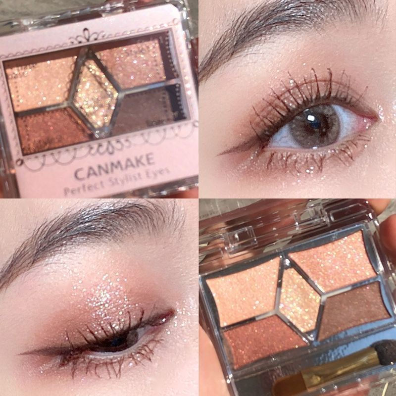 New Product#12Spot Goods!Japan CANMAKE Soufflé Eyeshadow Daily Light Makeup Ida Four-Color Eyeshadow