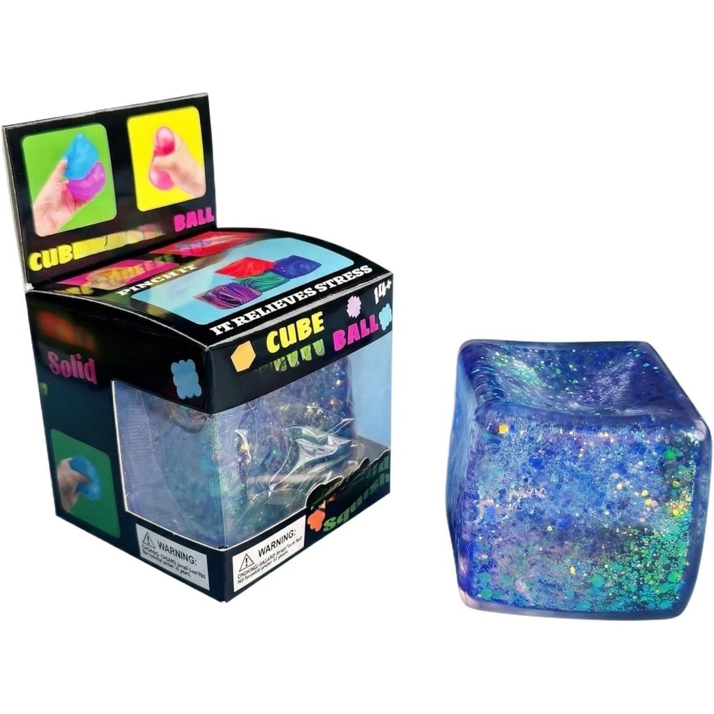 Nice Cube Squishy Stress Cube สําหรับผู้ใหญ่,Squishy Slow Rising Fidget Cube Sensory สําหรับความวิตก