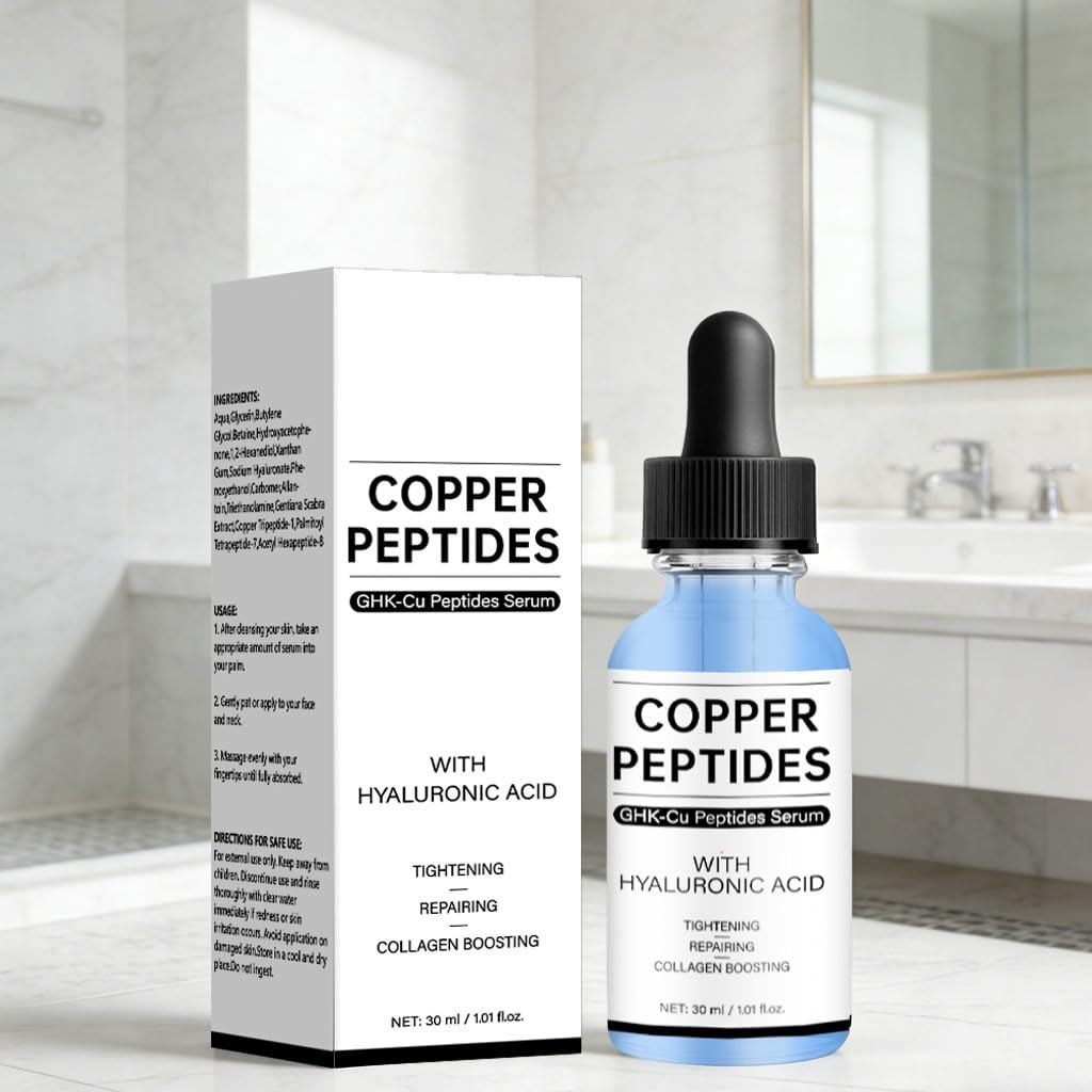 Copper Peptides GHK-Cu Serum with Hyaluronic Acid กระชับ ซ่อมแซม คอลลาเจนบูสติ้ง 1.01 fl oz
