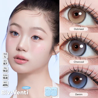 [รายวันแบ่งขาย] MYFiPN Biv Venti 1 Day [Fixing Lens] #เลนส์ไม่หมุน G.dia13.8 (Size L) คอนแทคเลนส์รายวัน