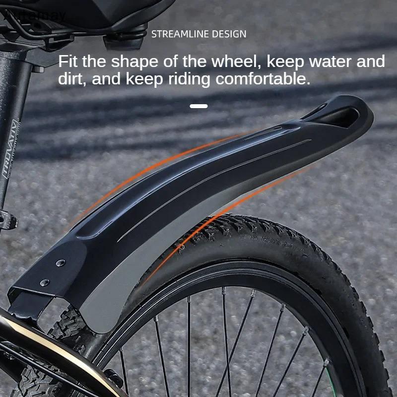 Autamay จักรยาน Fenders จักรยานเสือภูเขา Mudguard 26-29 นิ้วด้านหน้าด้านหลังยางล้อ MTB จักรยาน Guard Fender Qui Release Protector ใหม่