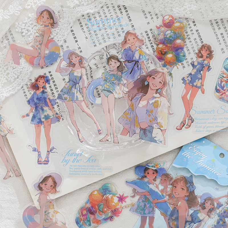 P PET Sticker Pack Summer Dream Series รูปที่ 2