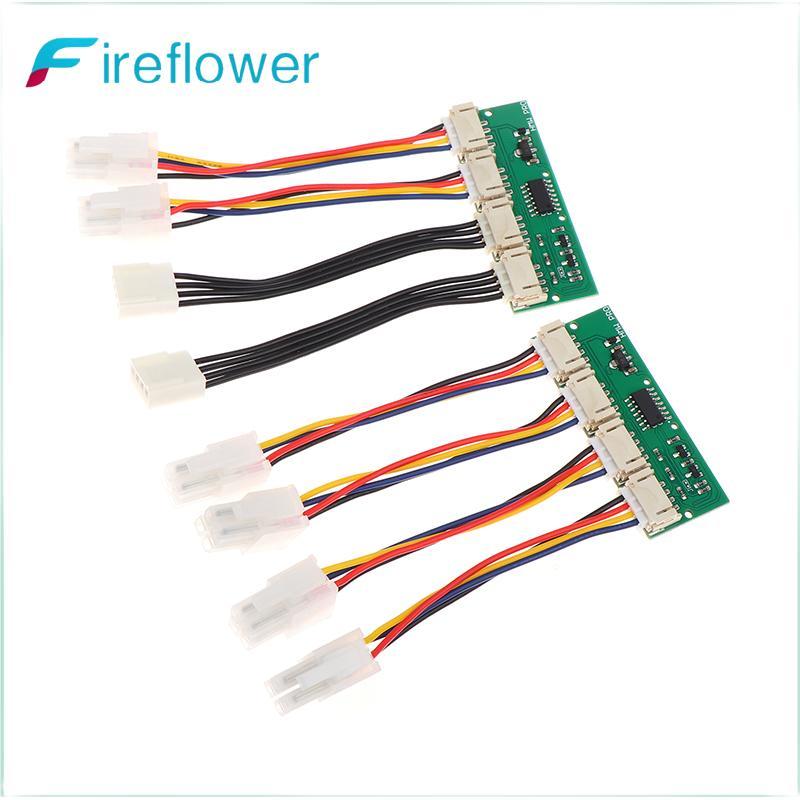 Fireflower 12V 4-in-1 Square 4Pin พัดลมจําลองจําลองจําลองจําลองพิเศษสําหรับ Antminer S21 S19kpro T21