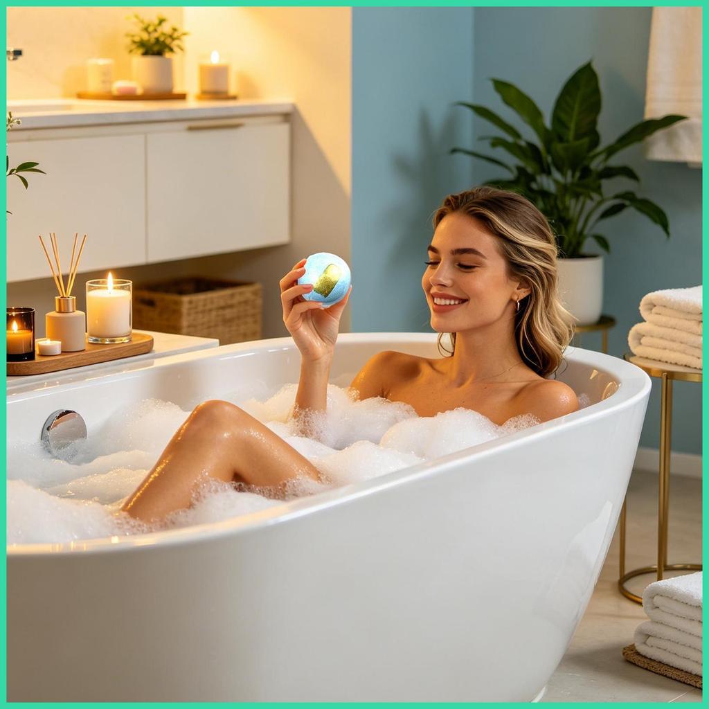 Bath Fizzy Balls 12 ชิ้น Moisturizing อุปกรณ์อาบน้ําอ่างอาบน้ํา Bubble Balls สําหรับแม่พ่อภรรยาสามีเ