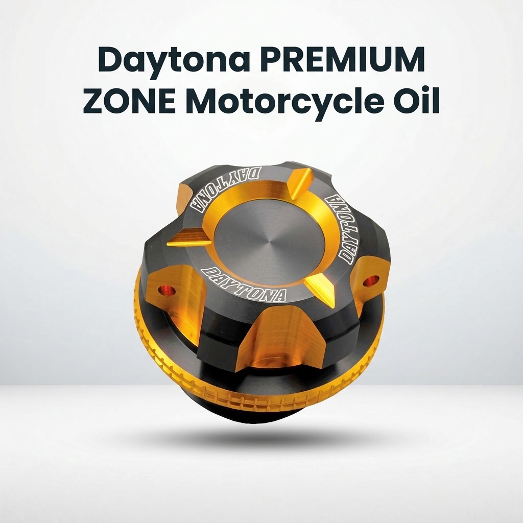 ฝาปิดน้ำมันเครื่อง Daytona PREMIUM ZONE M20×P2.5 สีทอง (91892) | Daytona PREMIUM ZONE Oil Filler Cap