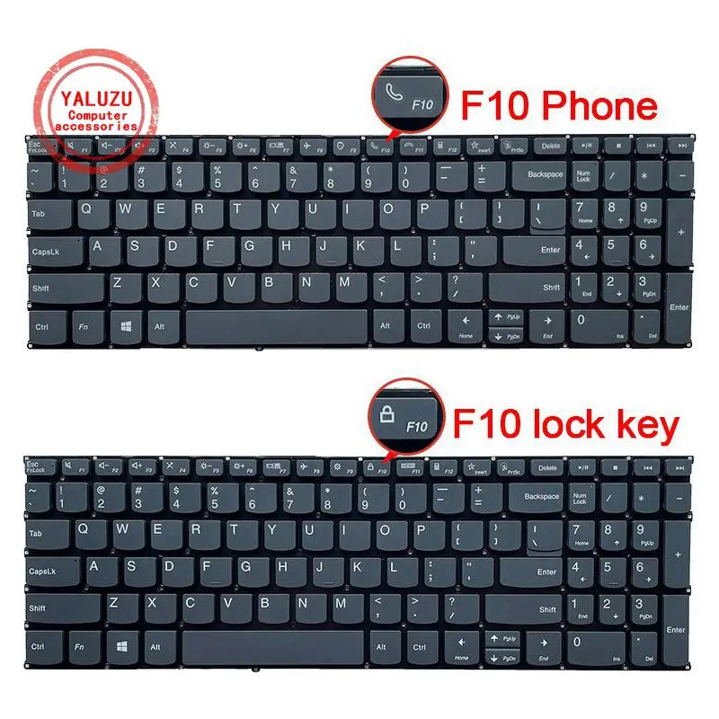 US แป้นพิมพ์แล็ปท็อปสําหรับ Lenovo Ideapad 3-15ALC6 3-15ITL6 3-17ALC6 3-17ITL6 5-15ARE05 5-15ITL05 5