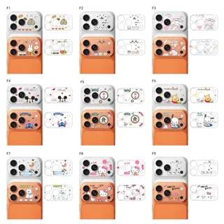 สติกเกอร์เลนส์ฟิล์มสําหรับiPhone 17 Pro Maxกล้องป้องกันหน้าจอการ์ตูนโทรศัพท์มือถือโปร่งใสสติกเกอร์ด้านหลังสําหรับ17Pro 17Promaxตกแต่งอุปกรณ์เสริม