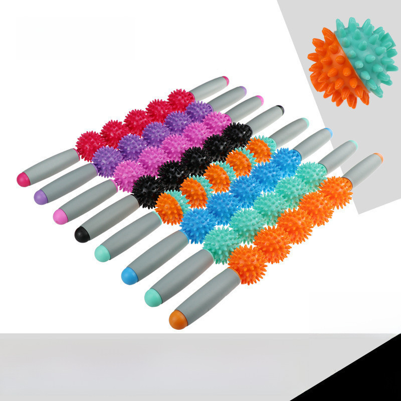 A New Product Thorn Ball Massage Hedgehog Ball Relax Muscle Massage Sports Roller Yoga Stick Hedgeho