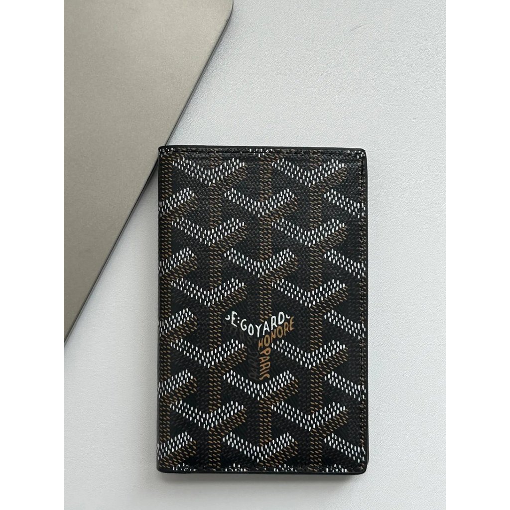 Goyard Wallet Goyard กระเป๋าสตางค์ครึ่งพับสั้นสุนัขฟันกระเป๋านําเข้าคลาสสิก Goyard กระเป๋าสตางค์ผู้ช