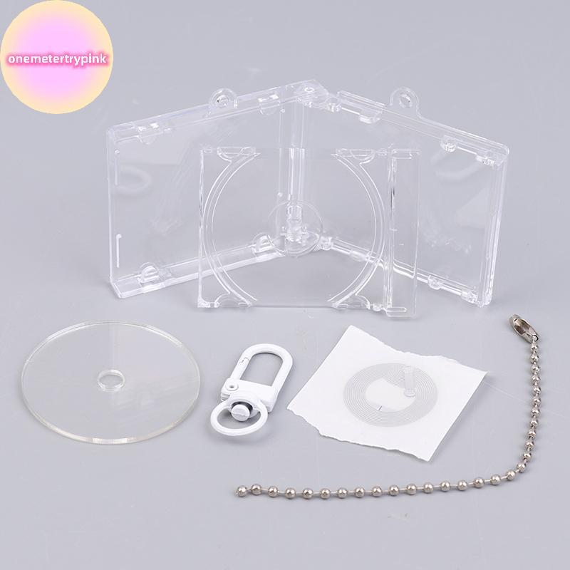 ONEPINK Mini NFC Functional CD Disc Case Key Chain Peripheralmemorative Album Key Holder สําหรับจี้ 