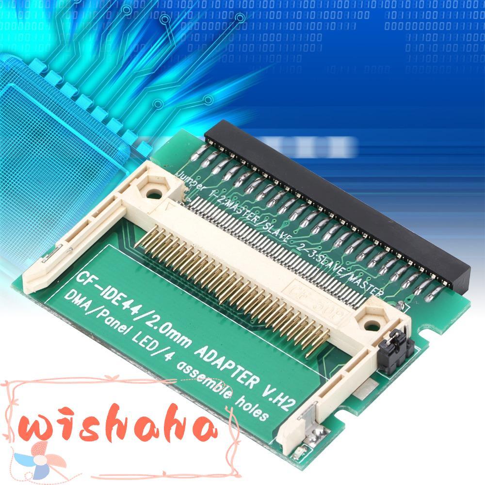 WISHAHA CF to IDE Adapter, 44pin สะดวก Compact Flash Adapter, แบบพกพาสวมใส่ง่ายทนทาน CF Card Adapter